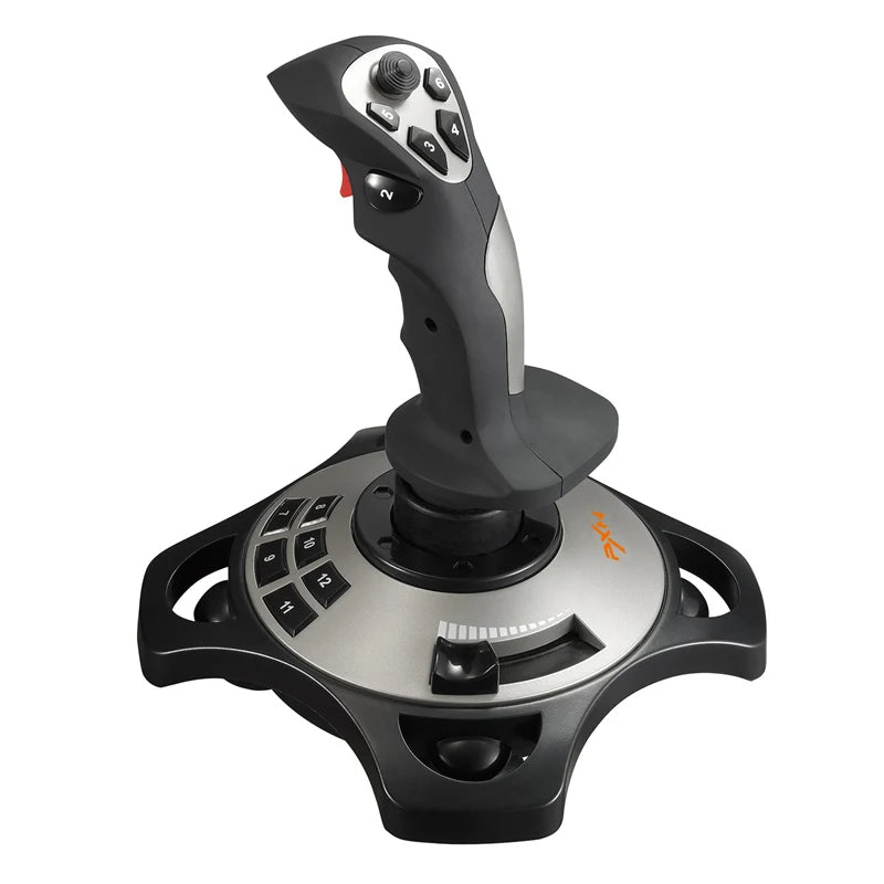 PXN-2113 Pro Joystick Flight Simulator Gamepad Controller PC Flight Simulation Cockpit Stick for PC/Desktop Game Accessories