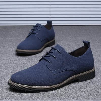 New Men Oxfords Suede Leather Dress Shoes Casual Sneakers | SAMAG