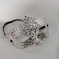 Plastic Halloween Mask Electroplated Decorative Costume Mask Party Masquerade Mask Delicate For Birthday Party Carnival Parade