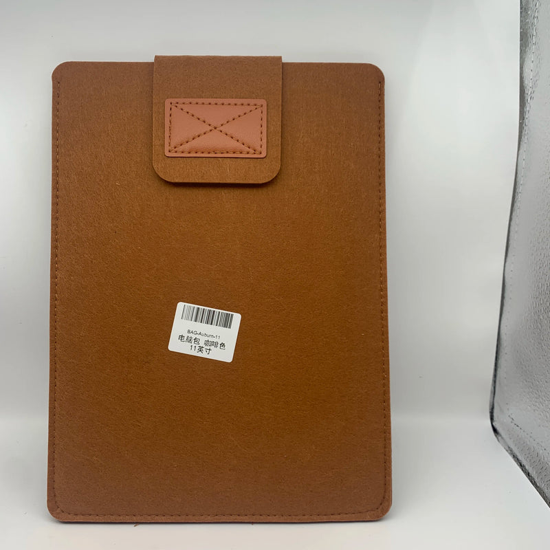 Felt Sleeve Slim Tablet Case Cover Bag for MacBooks Air Pro 11 13 15 Inch Solid Color Tablet Storage Bag