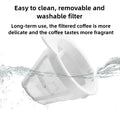 300W Small Household Palm Coffee Machine Kitchen Appliances Office Freshly Ground Coffee Tea Maker Drip Type 220V-240V