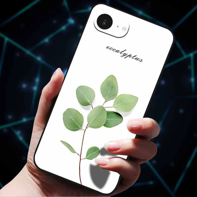 3D Flowers Emboss Fundas For iphone 16E Case iphone16 E Soft Silicone Phone Cases for iphone16 16 Back Cover Coque iphone16e Bag