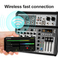 4 Channel Audio Interfacer Depusheng XT4 DJ Mixer Sound Board 99-Bit DSP Effect USB +48V Phantom Bluetooth for Karaoke
