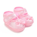 Pink Newborn Baby Baptismal Shoes Are Soft - View 11 | SAMAG