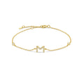 ANDYWEN 925 Sterling Silver Initial 26 Letters Alphabet Monogram Gold Name Bracelet Crystal CZ Zircon 2021 Fashionable Jewelry