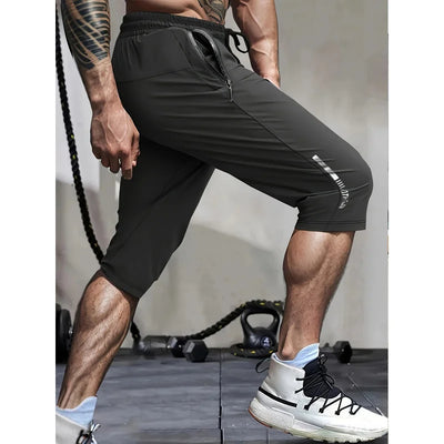 Men's Summer Casual Sports Shorts High Elastic Waist | SAMAG
