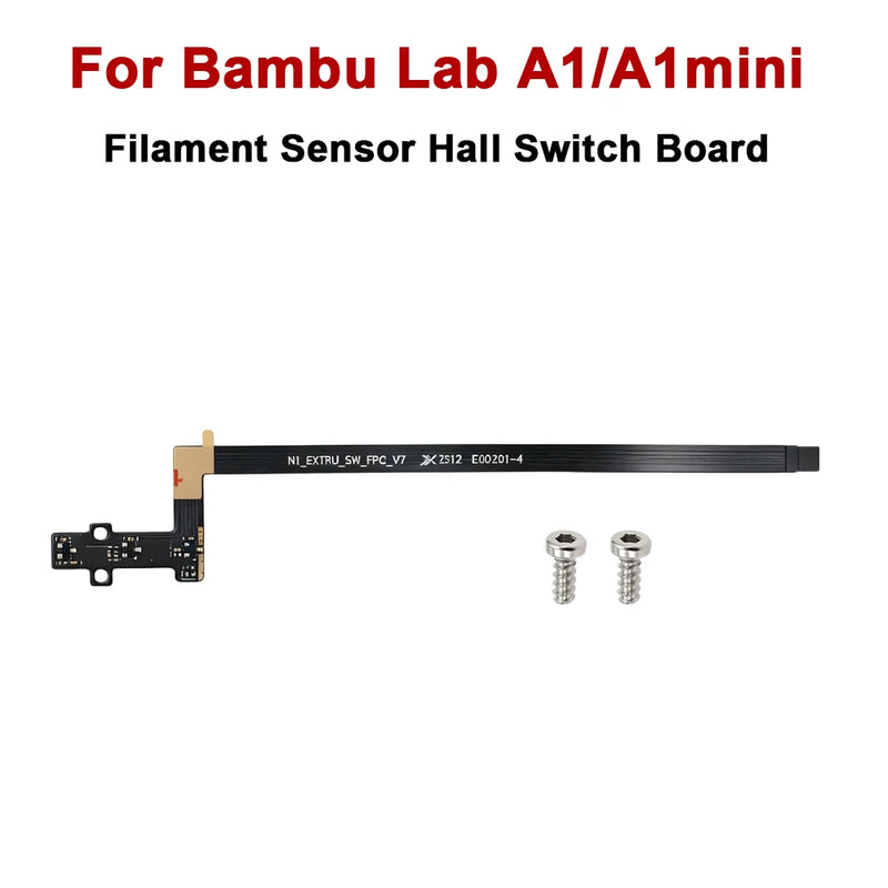 For BambuLab A1/ A1 Mini Feed Hall Board Filament Sensor Replacement with Ribbon FPC Cable 3D Printers Parts