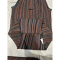 Metallic Colorful Striped Knit Skirt Set Women 2026 New Classic Halter Neck Sleeveless T-Shirt+Slim Versatile Skirt 2-Piece Set
