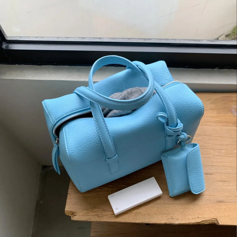 New 2026 Summer Shoulder Bags Woman Large Capacity Crossbody Bags Luxury Designer Boston Bag Versatile Casual Handbag for Ladies