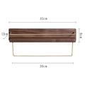 Kitchen Spice Bottle Storage Wooden Rack Multifunctional Wall Hanging Solid Brass Hook Bathroom Towel - View 9 | SAMAG