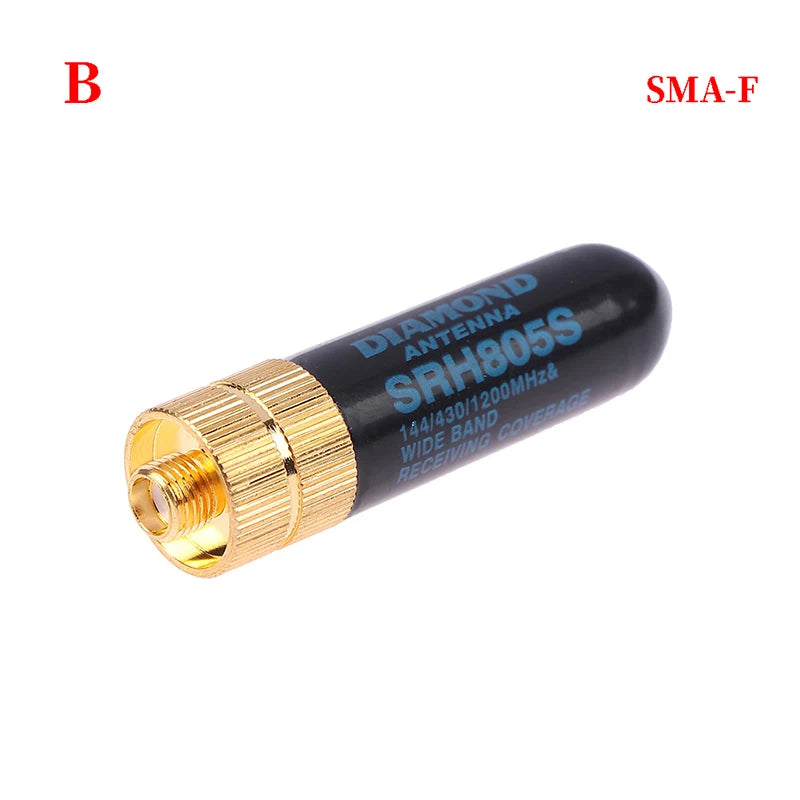 SMA-M/SMA-F Dual Band Antenna UHF+VHF SRH805S Walkie Talkie for Baofeng/YAESU
