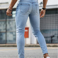 Men'S Slim-Fit Denim Long Pants - Basic Stretch Style | SAMAG