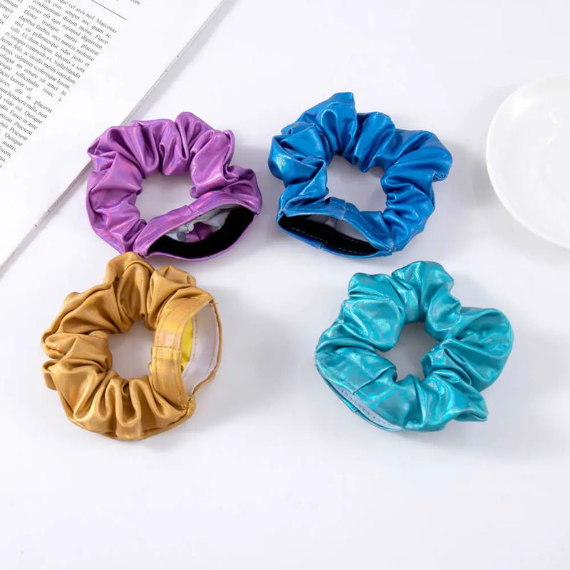 Hair Scrunchie ⁣⁣⁣⁣Hidden Storage Compartment Sight Secret Tie With Stash Pocket Travel Diversion Safe - View 5 | SAMAG