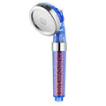 Bathroom Shower Head 3 Modes Adjustable Handheld High Pressure Showerhead Anion Stones Filter SPA Shower Bathroom Accessories