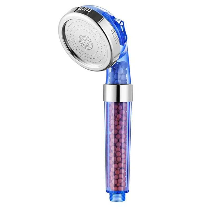Bathroom Shower Head 3 Modes Adjustable Handheld High Pressure Showerhead Anion Stones Filter SPA Shower Bathroom Accessories