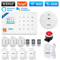 KERUI W181 WIFI GSM Alarm System Kit with Door/Window Sensor for Home Security Support Alexa Tuya Smart APP Remote Control