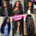 Raw Brazilian Human Hair Bundles Loose Wave 3 4 Bundle 28 30 Inch Virgin Remy Hair Extension For Women Sew In Quick Weave Bundle