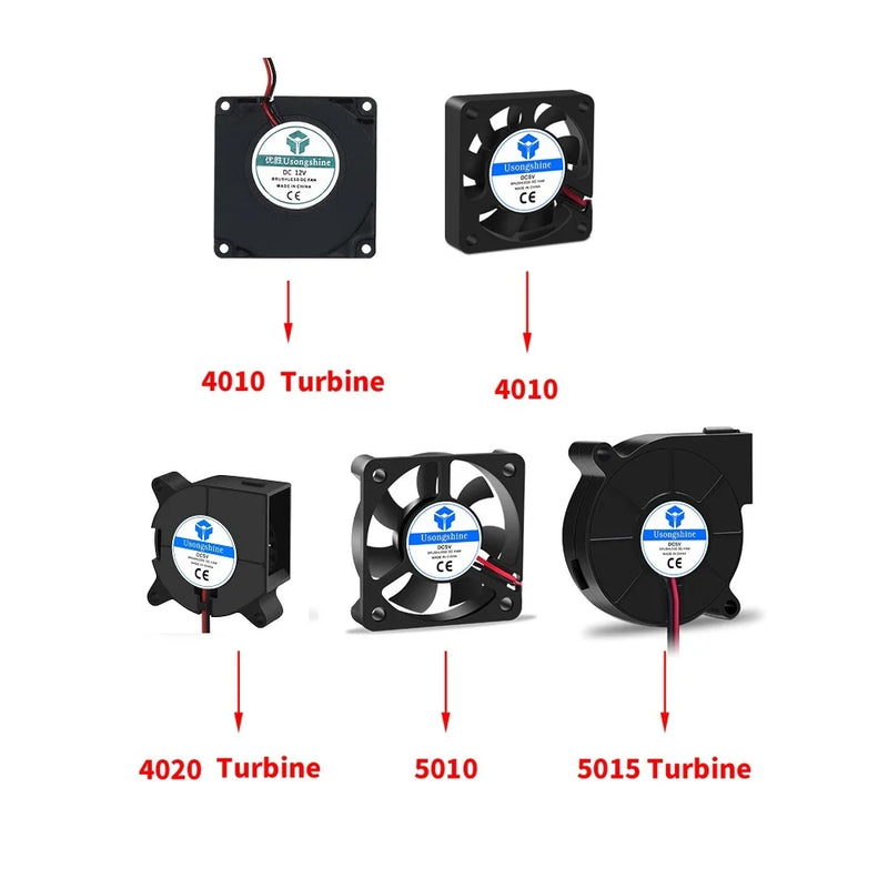 3D Printer Fan 5015/4020 Cooling Turbine 5V 12V 24V - Visuel 4 | SAMAG