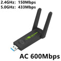 2.4GHz+5GHz Dual Band USB Wifi Adapter 1300Mbps Wireless Network Card With Antenna Dongle - Visuel 7 | SAMAG