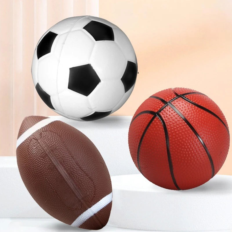 1/2/ Mini Inflation Ball PVC Football Basketball Rugby | SAMAG