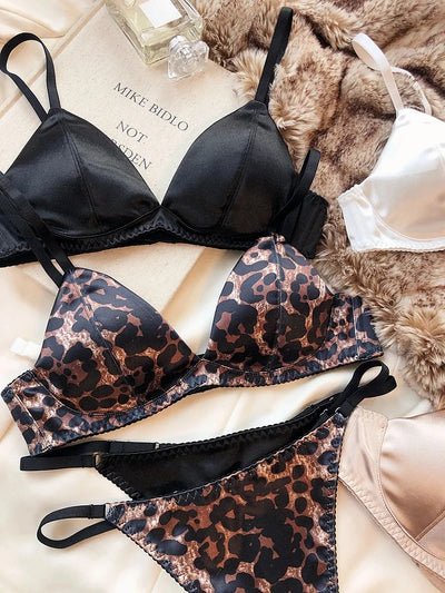 Summer Women Underwear Set Sexy Silken Triangle Cup | SAMAG