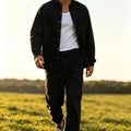 Men's Cotton Linen Summer Suit Lightweight Breathable | SAMAG