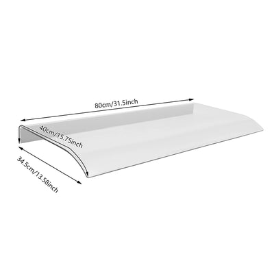 Metal Door Window Awning Canopy, Waterproof Clear Porch | SAMAG
