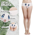 Qisin Cartoon Cotton Girlys Underwear Sexy Comfortable Low Waist Seamless Panties Cat Ears Kawaii Student Briefs Lingerie