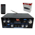 AK55 Amplifier Bluetooth-compatible Music Amplifiers for Home Car Karaoke 2 Channel HiFi Stereo AMP FM USB Remote Control Audio