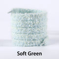 1 Pair Plush Fluffy Shoelaces 1CM Wide Round Laces Sneakers Casual Shoes AJ/AF1 Shoelaces 100/120/140/160cm Shoes Accessories