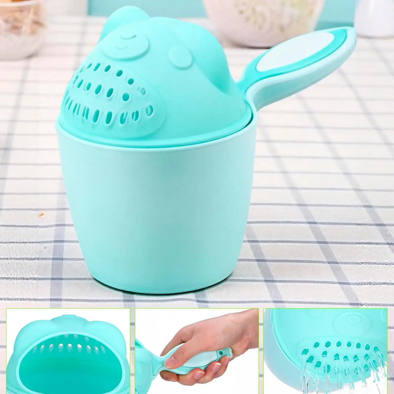 Bath Head Wash for Baby Shampoo Cup Baby Bath and Toddler Bath Toys Rinse Cup Eye Protection
