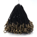 20/100PCS Strap Charm Cord Lanyard Lariat Strap Cords Lobster Clasp Rope Keychains Hooks Mobile Set Charms Jewelry Accessories