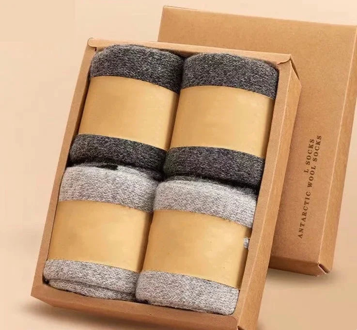 4Pairs/Lot Men's Winter Super Thick Thermal Socks Wool | SAMAG