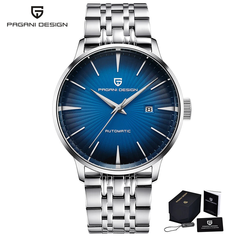 PAGANI Design 2026 Men Automatic Mechanical Watches  Sapphire Stainless Steel Waterproof Seagull 2813 Watch Clock Montre Homme