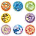 50-500pcs Round Donut Stickers Homemade Bakery Baking Colorful Decoration Labels Kids Party Scrapbooking Stationery Stickers