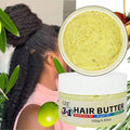 GZE 3 in 1 Hair Butter Nourishing Cream with Rosemary, Argan & Jojoba Oils for Deep Conditioning, Frizz Control, Stong Hair Root