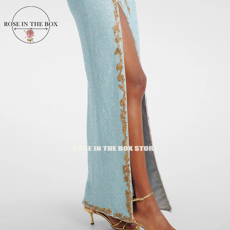 ROSEINTHEBOX Customized Mermaid Long Beaded Evening | SAMAG