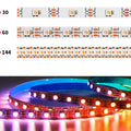 SK6812 RGBW Led Strip Light 4 in 1 Similar WS2812B 1m 5m 30 60 144 LEDs Individual Addressable RGBWW Led Lights IP30 65 67 5V12V