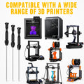 Clog Poke 3D Printer Accessories Φ1.6mm Cleaning Needle Tool for Any 1.75mm Nozzles, 3D Printer Nozzle Cleaning Removable Needle