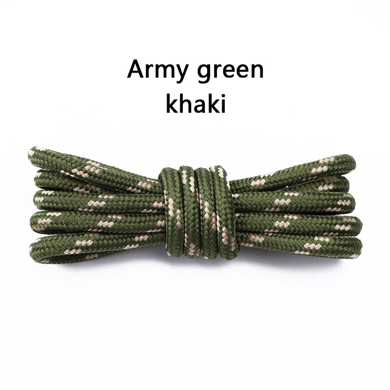 Outdoor Sports Round Shoelaces Durable Polyester Shoe laces Baskets Boots Laces for Shoes 100/120/140/160cm Shoe Accessories