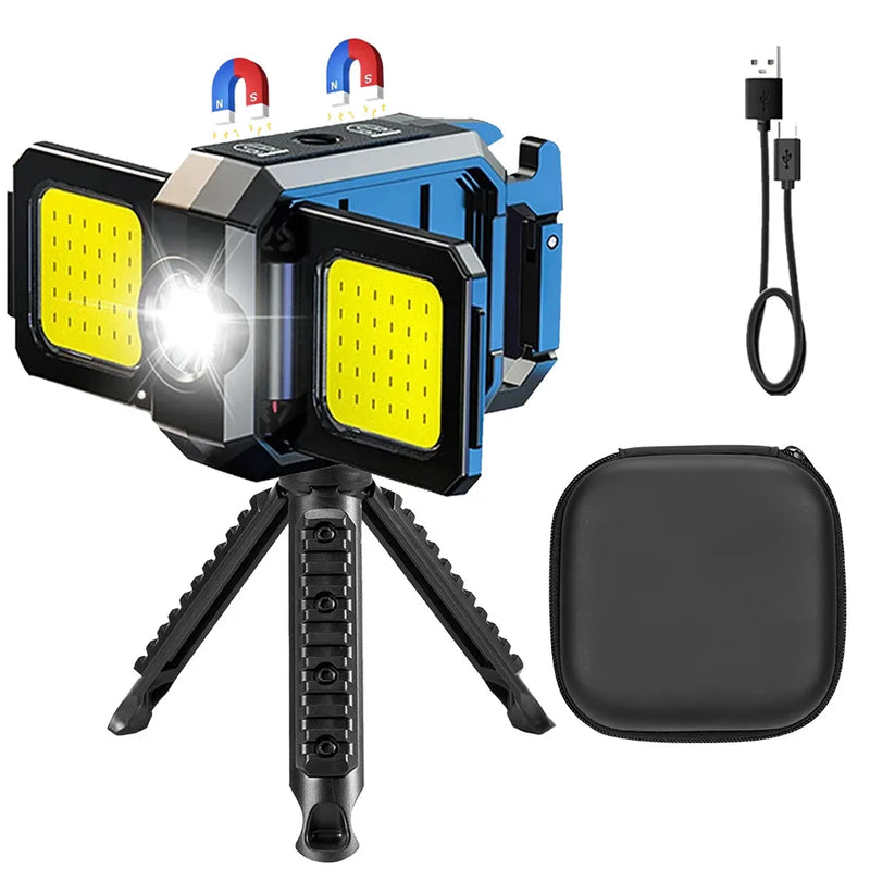 Flashlight Mini Keychain Light COB Work USB Rechargeable - View 7 | SAMAG