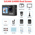 SJCAM SJ4000 Kids Action Camera,WIFI AIR Dual Screen 4K Cam,Square Box Action Camera,Supports 30M Waterproof Case,Latest Version