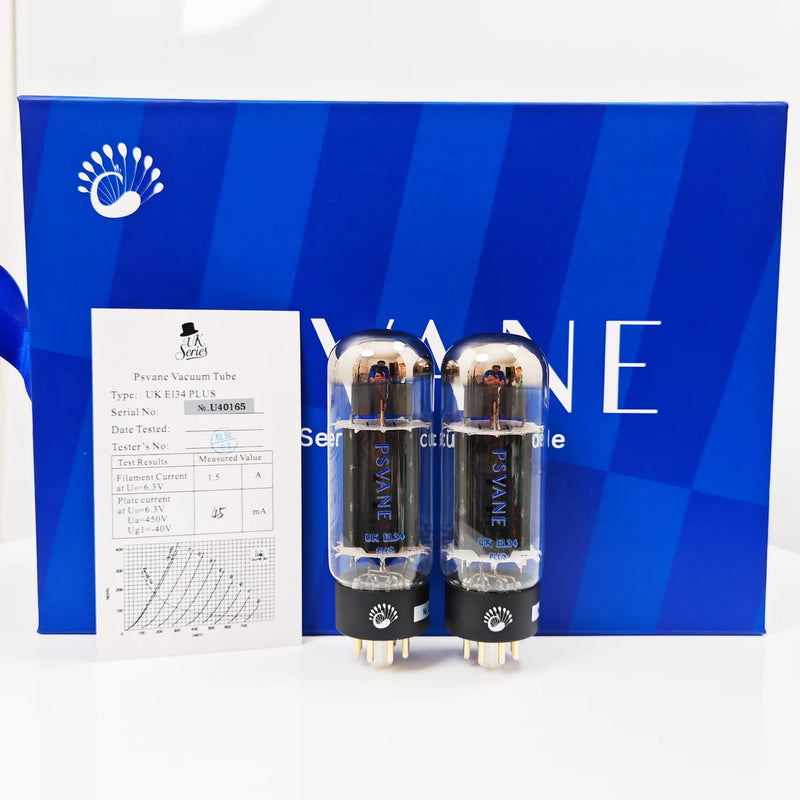 New UKEL34 PLUS vacuum tube, directly upgraded to EL34/6CA7/KT77 high-resolution dynamic intensity, plug and play tube amplifier