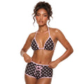 Women's Summer Tie-up Swimsuit, Bikini Top and Boy-Leg | SAMAG