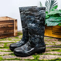 Spring Autumn High Male Shoes Work Camo Waterproof Resistant Without Lacing Cheap Fishing Wellies New On Offer Men's Rain Boots