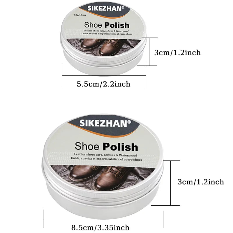 Leather Shoe Polish Cream – Shoe Care Balm To Restore Shine, Soften & Waterproof Leather Shoes and Boots