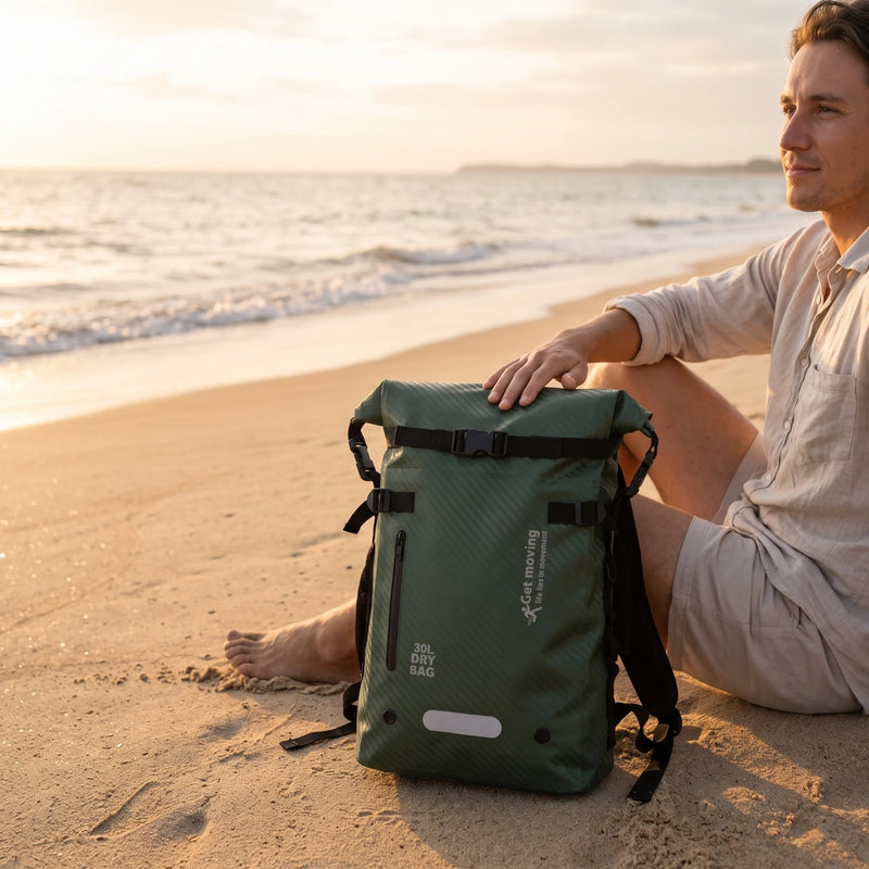 Dry Bag Backpack Water-Resistant Waterproof Roll-Roll-Top | SAMAG
