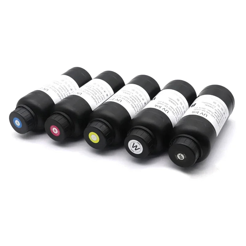 DAT 500ML UV Ink LED Ink Compatible For Epson i3200 i1600 XP600 L800 L805 L1800 TX800 1390 DX5 DX7 printhead UV Flatbed UV Ink