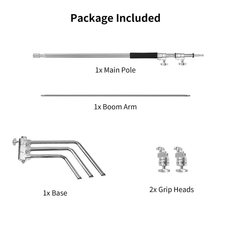 Selens C-Stand Adjustable Stainless Steel Light Stand Heavy Duty Tripod photo studio kits Shooting Photography Props Tripode