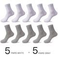 HSS 2023 Men's Cotton Socks New styles 10 Pairs / Lot Black Business Men Socks Breathable Spring Summer for Male US size(6.5-12)